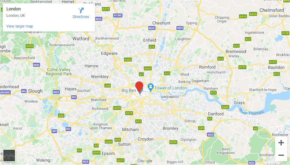 North London - Inshutters Maps