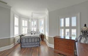 Bedroom Bay Window shutters