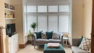 Living Room Hardwood shutters