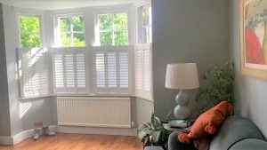 Cafe Style Bay Window shutters